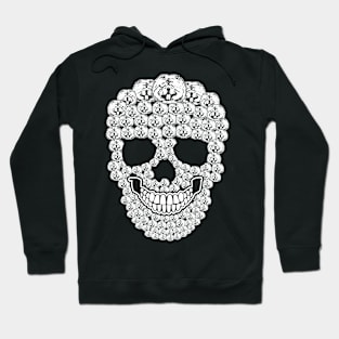 Chow Dog Skull Design Hoodie